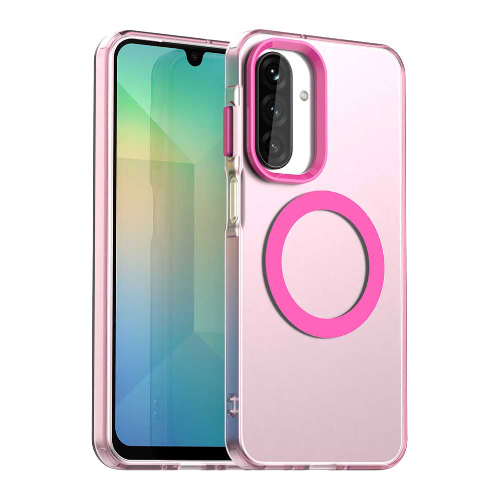 Custodia MagSafe per Samsung Galaxy A26 A266, Techsuit, CandyCase, Rosa