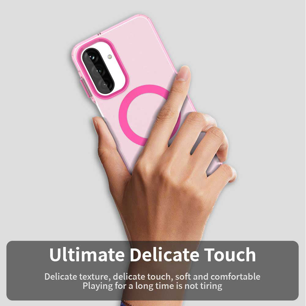Custodia MagSafe per Samsung Galaxy A26 A266, Techsuit, CandyCase, Rosa