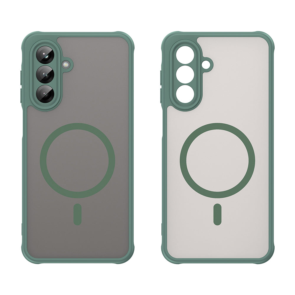 Custodia MagSafe per Samsung Galaxy A26 A266, Techsuit, HaloFrost II, Verde
