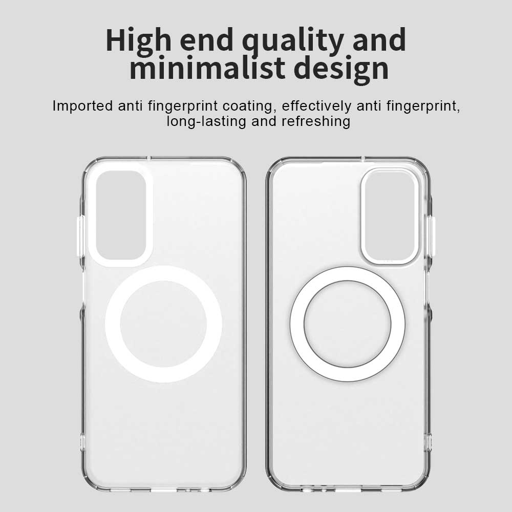 Custodia MagSafe per Samsung Galaxy A35 5G A356, Techsuit, CandyCase, Bianca