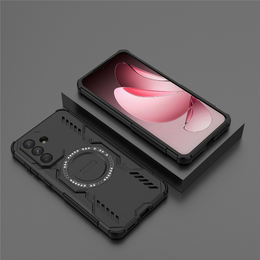 Custodia MagSafe per Samsung Galaxy A36 A366, Techsuit, ArmorMag, Nera