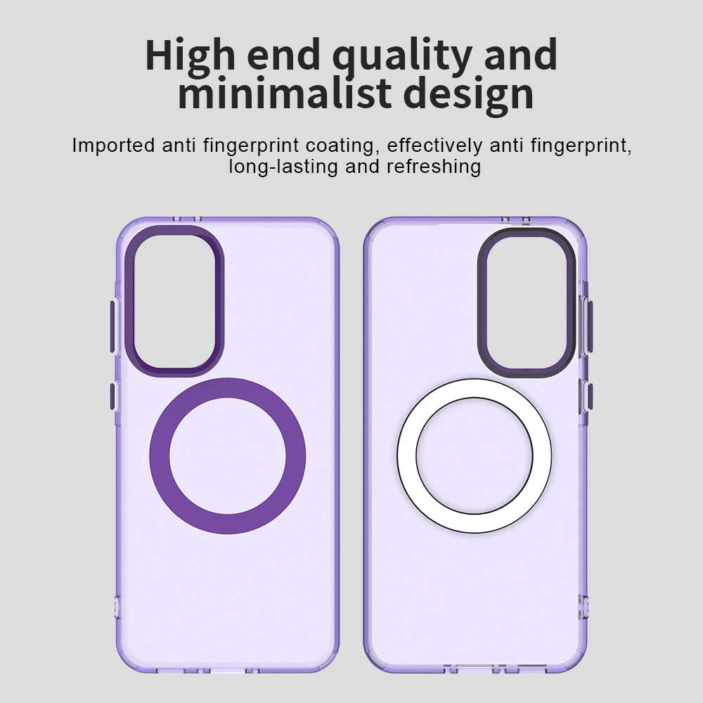 Custodia MagSafe per Samsung Galaxy A36 A366, Techsuit, CandyCase, Viola