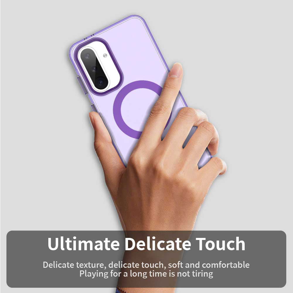 Custodia MagSafe per Samsung Galaxy A36 A366, Techsuit, CandyCase, Viola