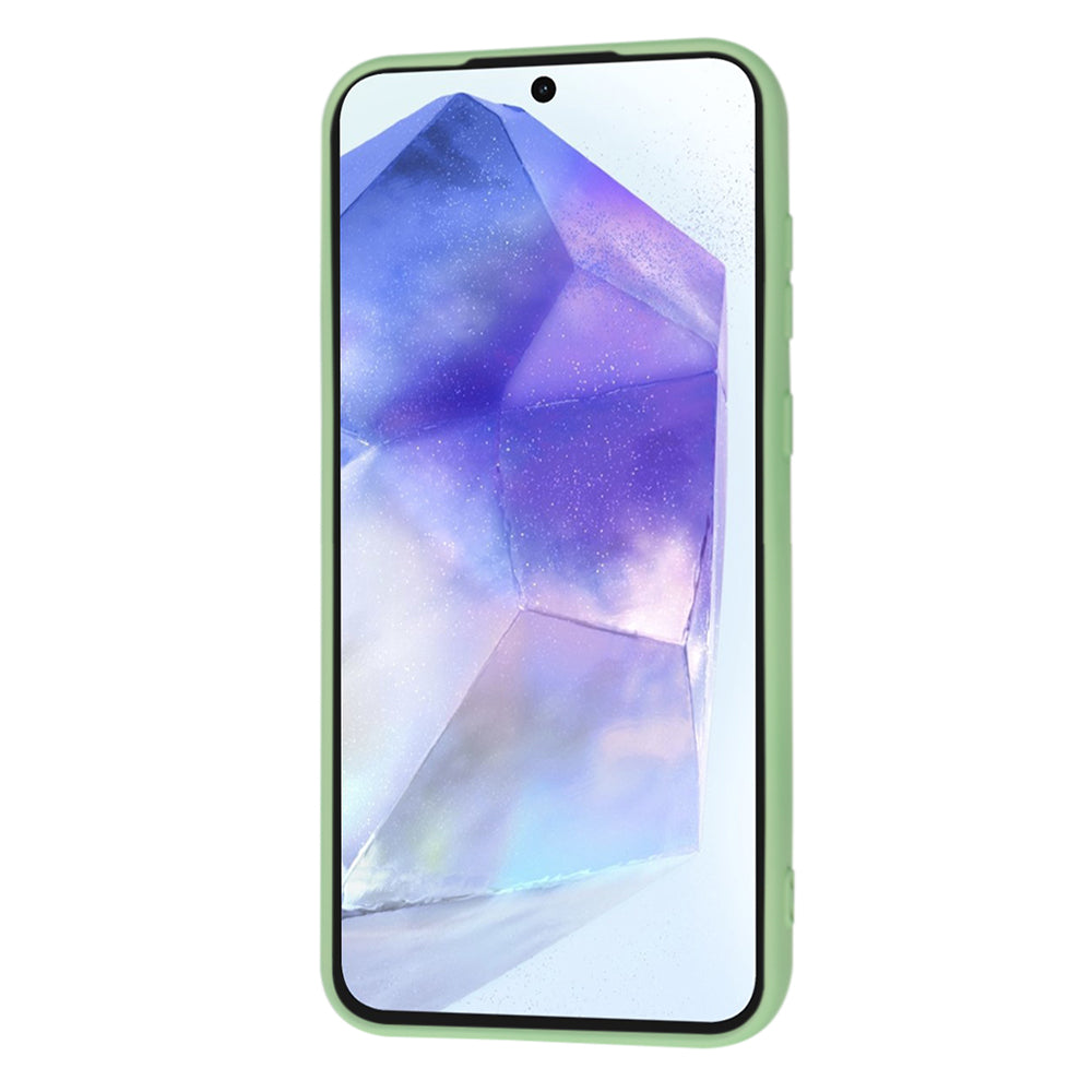 Custodia MagSafe per Samsung Galaxy A55 5G A556, Techsuit, SoftFlex, Verde Chiaro
