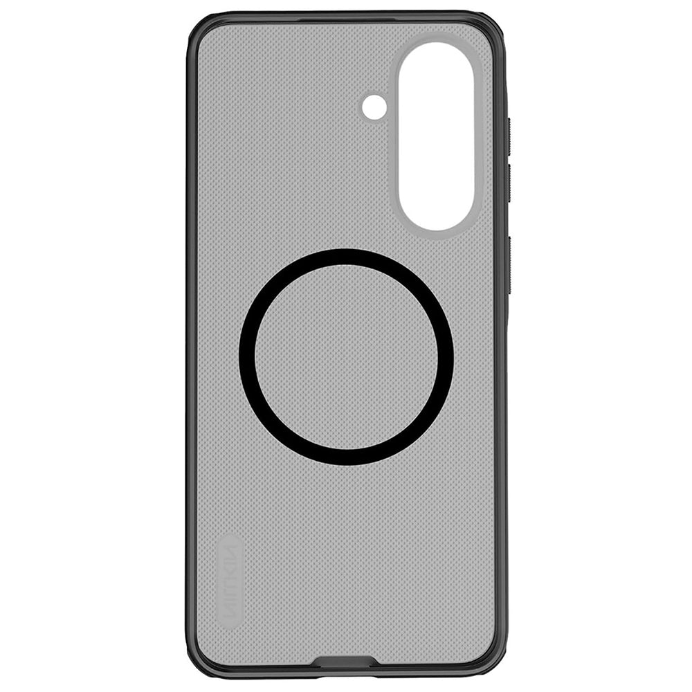 Custodia MagSafe per Samsung Galaxy A57 5G, Nillkin, Super Shield Pro, Nera Trasparente Satinata