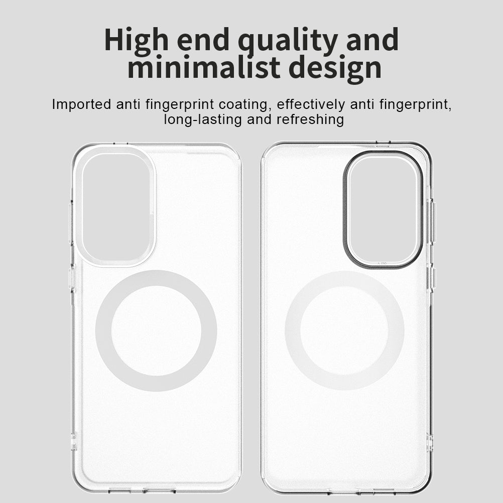 Custodia MagSafe per Samsung Galaxy A57 5G, Techsuit, CandyCase, Bianca