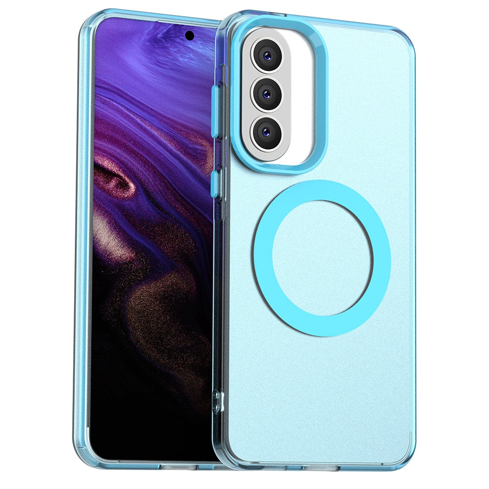 Custodia MagSafe per Samsung Galaxy A57 5G, Techsuit, CandyCase, Blu