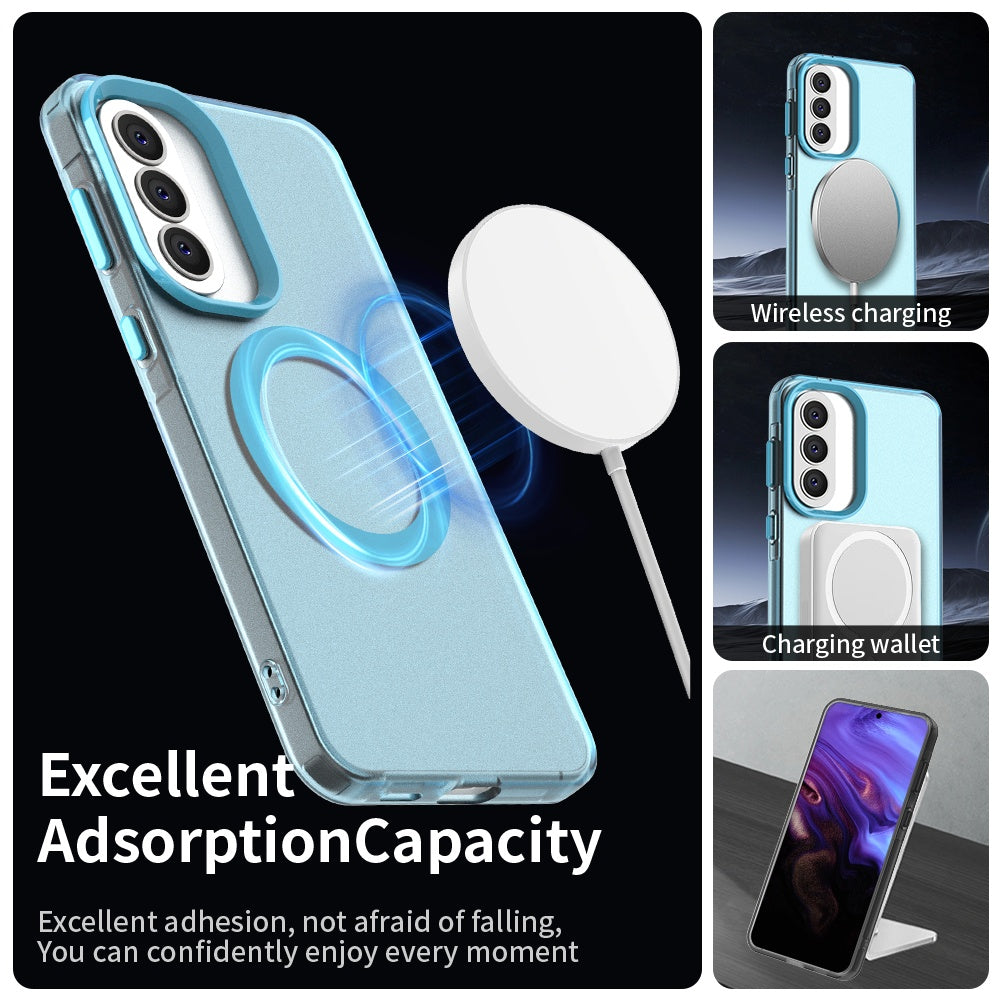 Custodia MagSafe per Samsung Galaxy A57 5G, Techsuit, CandyCase, Blu