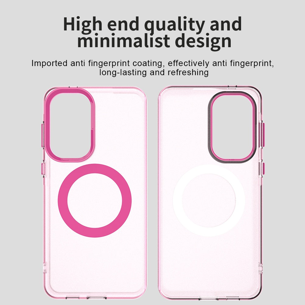 Custodia MagSafe per Samsung Galaxy A57 5G, Techsuit, CandyCase, Rosa