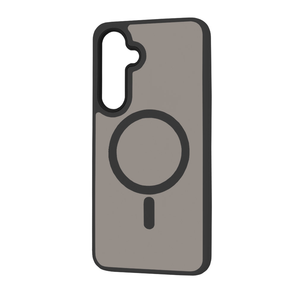 Custodia MagSafe per Samsung Galaxy S24 FE S721, Techsuit, HaloFrost, Nera