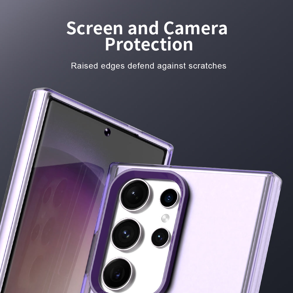 Custodia MagSafe per Samsung Galaxy S24 Ultra S928, Techsuit, CandyCase, Viola