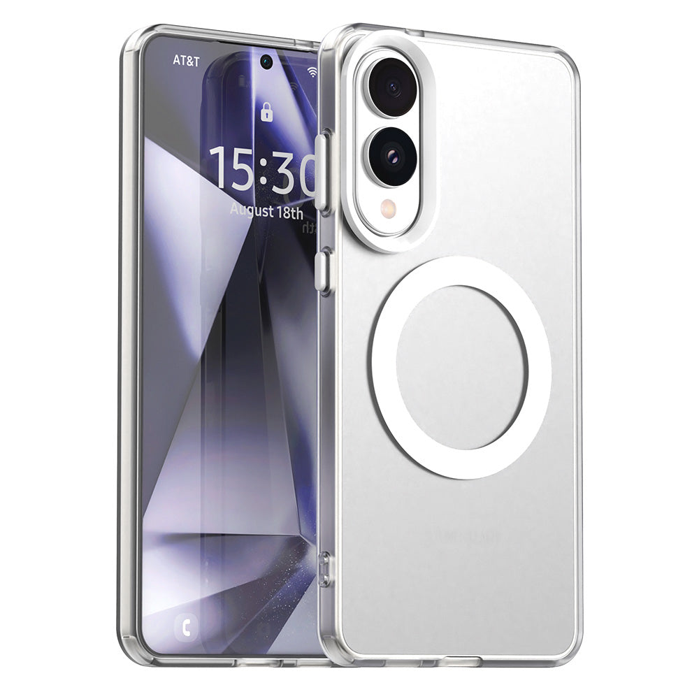 Custodia MagSafe per Samsung Galaxy S25 Edge S937, Techsuit, CandyCase, Bianca