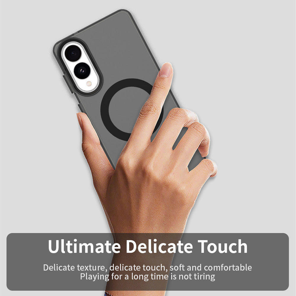 Custodia MagSafe per Samsung Galaxy S25 Edge S937, Techsuit, CandyCase, Nera