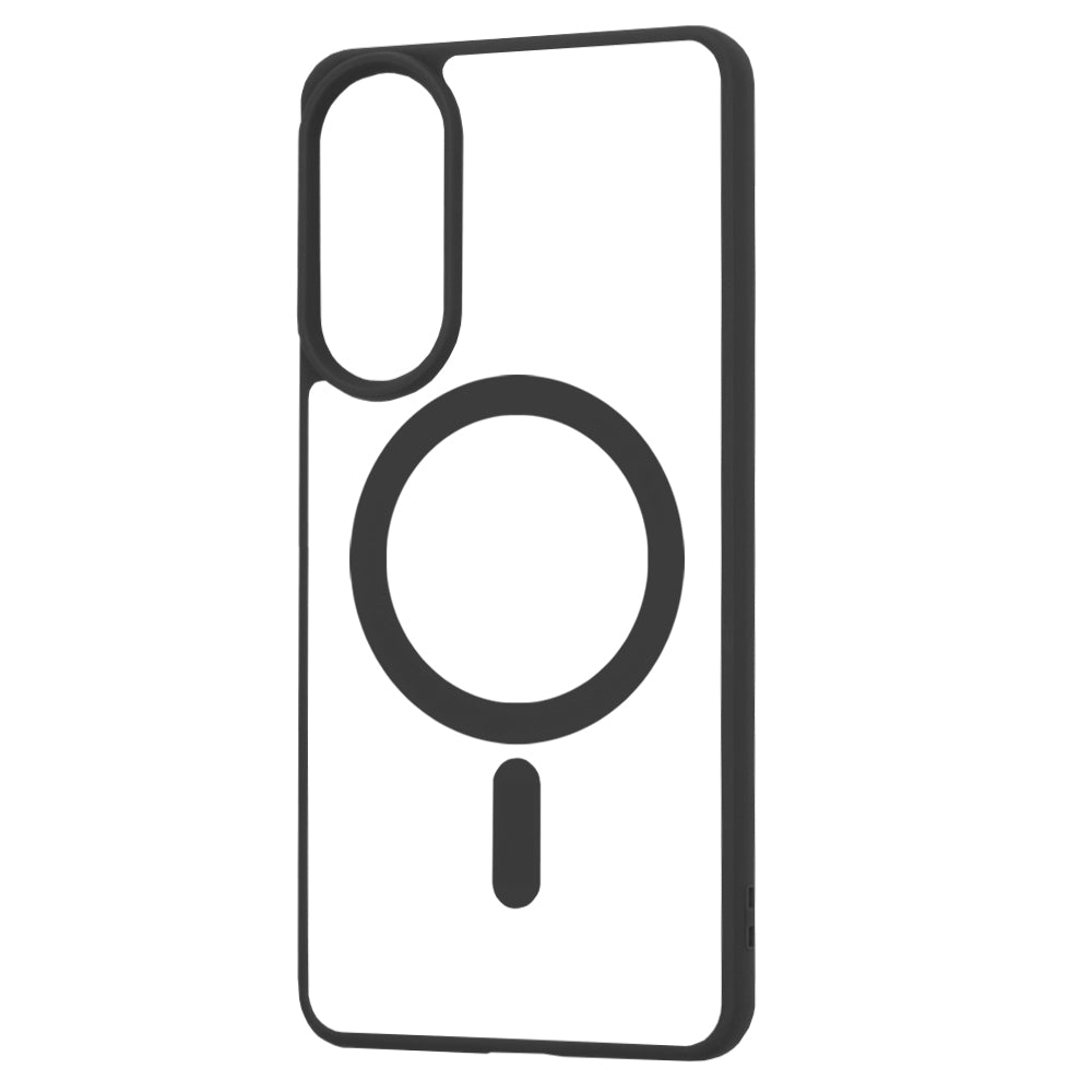 Custodia MagSafe per Samsung Galaxy S25 Edge S937, Techsuit, Pro, Nera