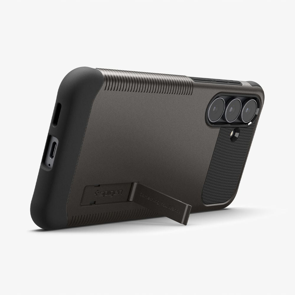 Custodia MagSafe per Samsung Galaxy S25 FE, Spigen, Slim Armor, Grigio ACS10230