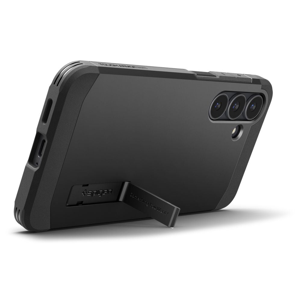 Custodia MagSafe per Samsung Galaxy S25 FE, Spigen, Tough Armor, Nera ACS10029
