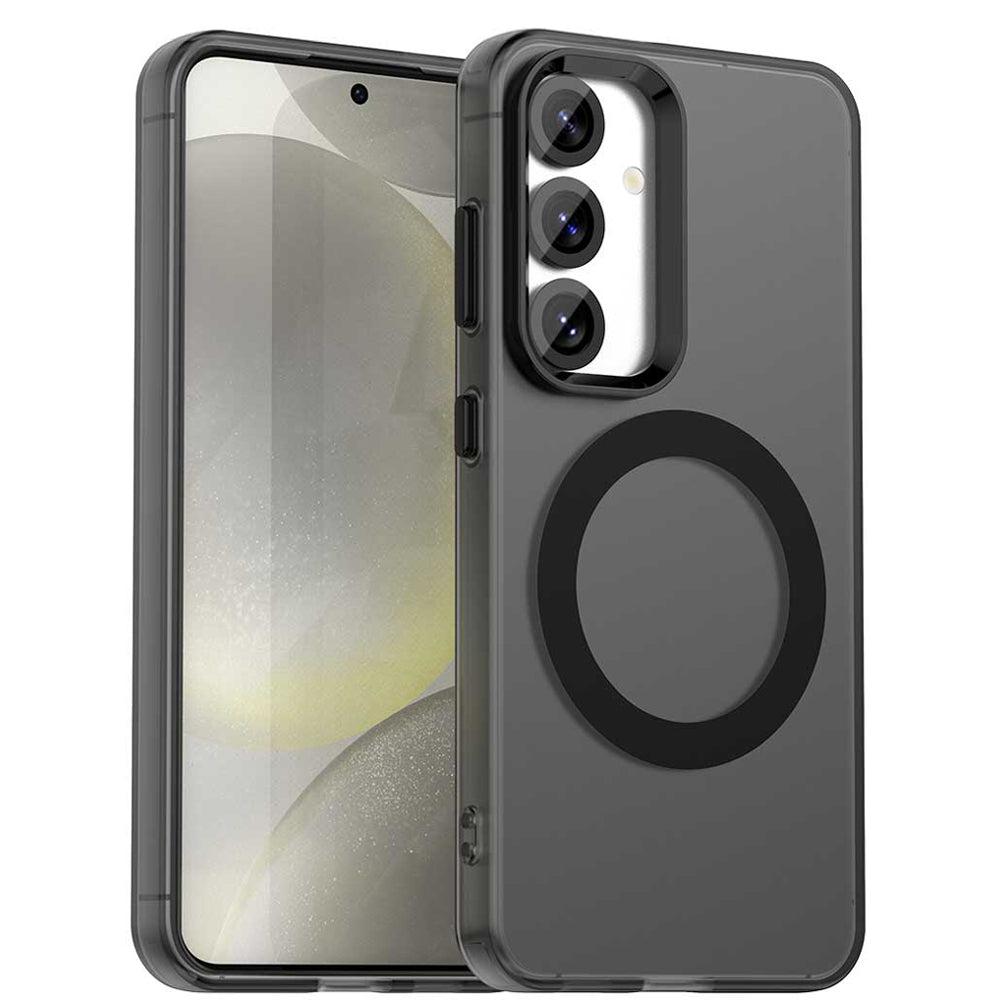 Custodia MagSafe per Samsung Galaxy S25+ S936 / S24+ S926, Techsuit, CandyCase, Nera