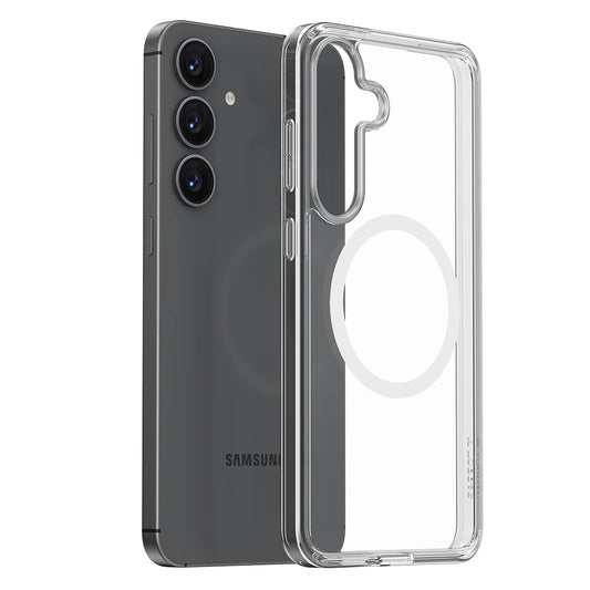 Custodia MagSafe per Samsung Galaxy S25 S931, Torras, Guardian, Trasparente
