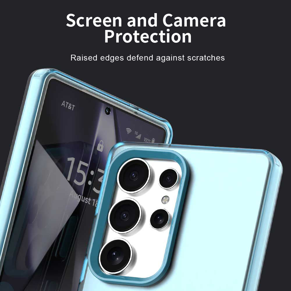 Custodia MagSafe per Samsung Galaxy S25 Ultra S938, Techsuit, CandyCase, Blu