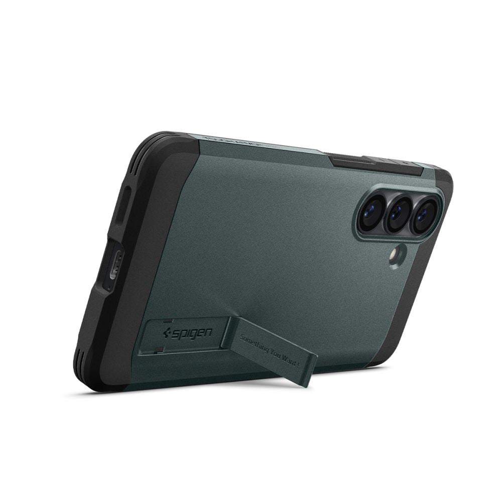 Custodia MagSafe per Samsung Galaxy S26 Plus S947, Spigen, Tough Armor, Verde ACS10715