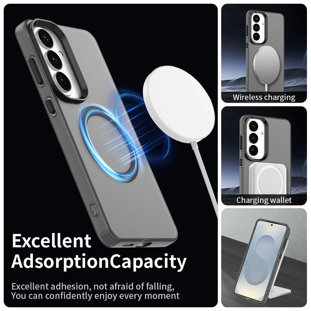 Custodia MagSafe per Samsung Galaxy S26 Plus S947, Techsuit, CandyCase, Nera