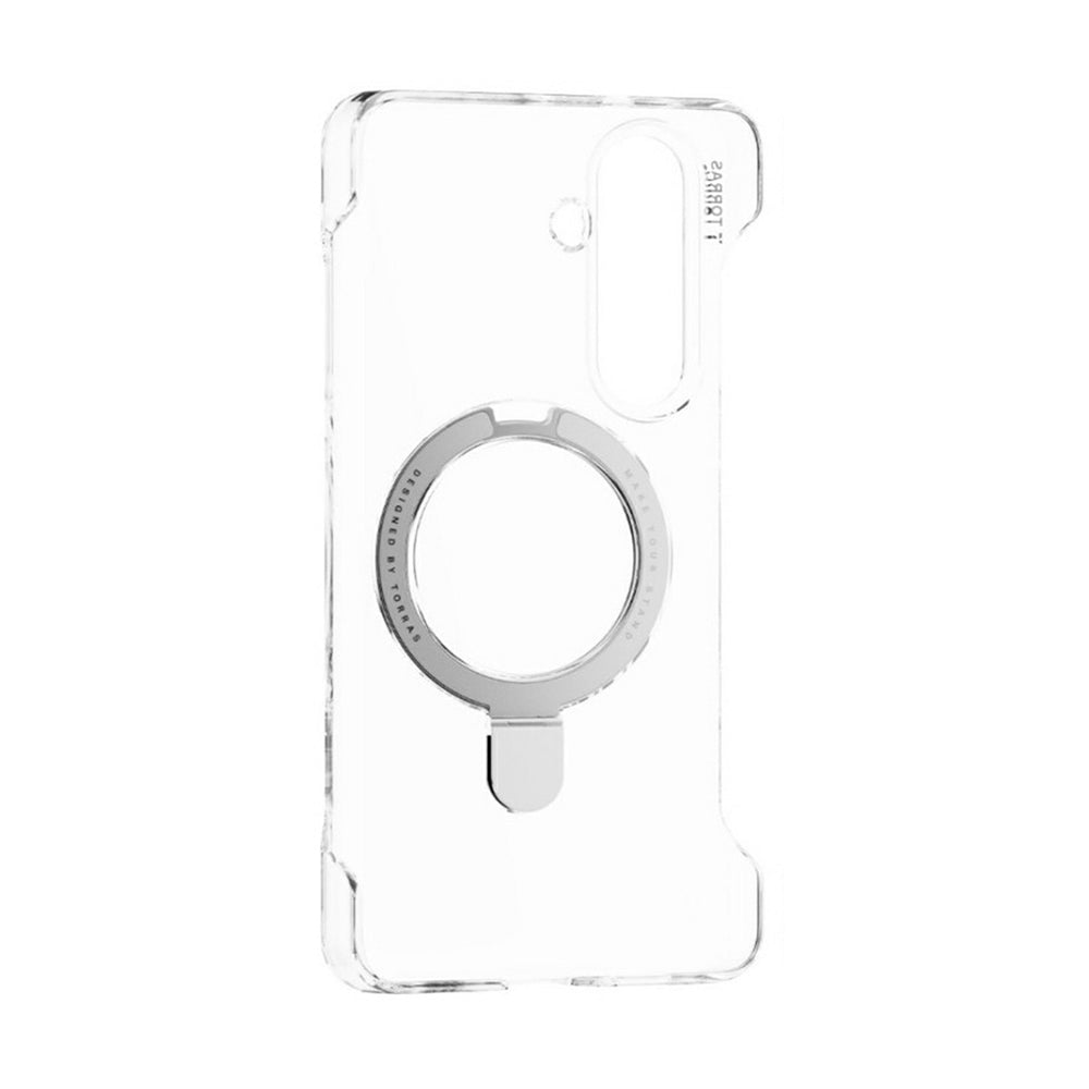 Custodia MagSafe per Samsung Galaxy S26 Plus S947, Torras, Ostand Slim, Trasparente
