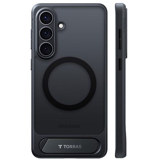 Custodia MagSafe per Samsung Galaxy S26 Plus, Torras, Pstand, Nera