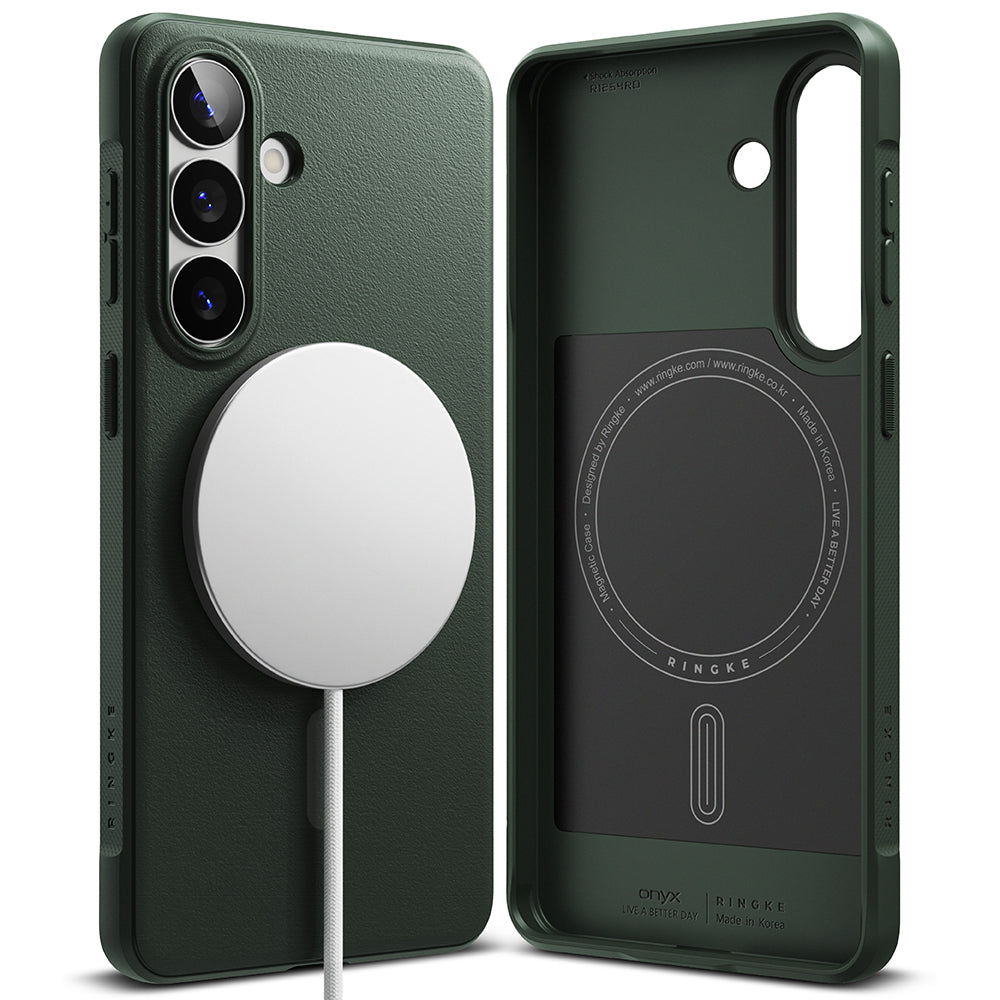 Custodia MagSafe per Samsung Galaxy S26 S942, Ringke, Onyx, Verde Scuro