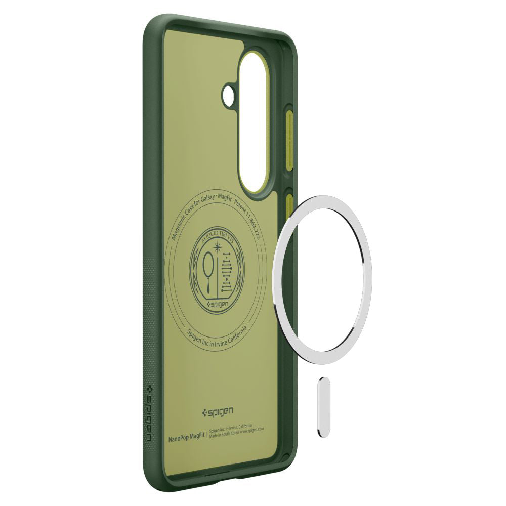 Custodia MagSafe per Samsung Galaxy S26 S942, Spigen, Caseology Nano Pop, Verde ACS11067