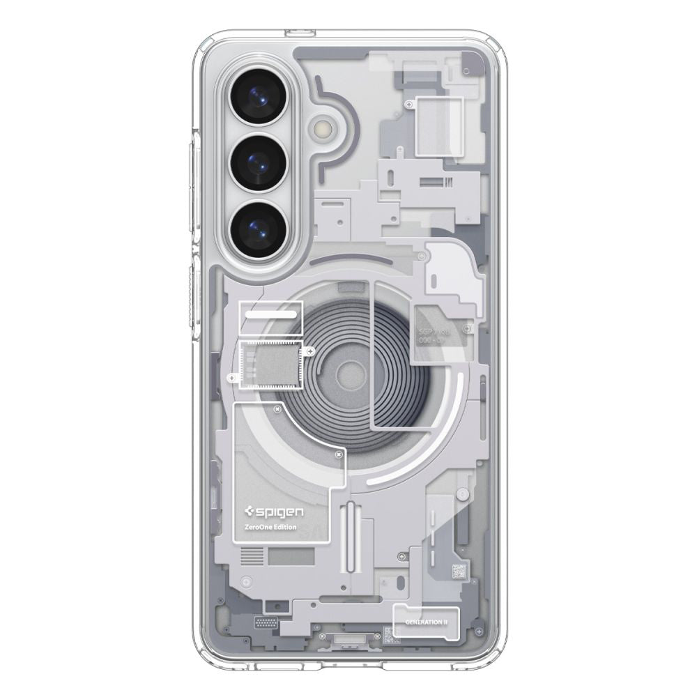 MagSafe Case for Samsung Galaxy S26 S942, Spigen, Ultra Hybrid Zero One, White ACS10737
