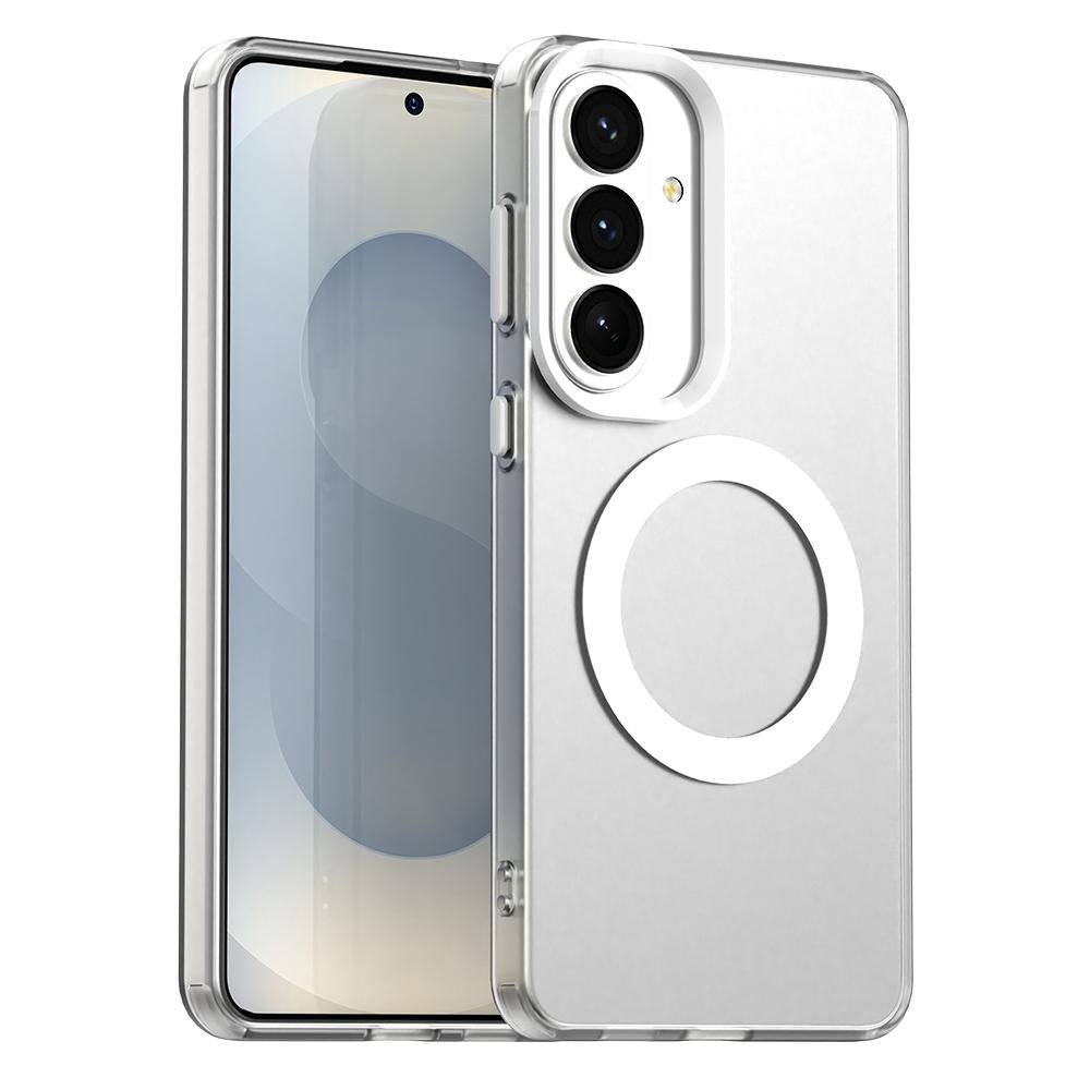 Custodia MagSafe per Samsung Galaxy S26 S942, Techsuit, CandyCase, Bianca