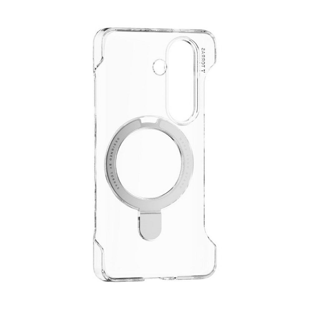 Custodia MagSafe per Samsung Galaxy S26 S942, Torras, Ostand Slim, Trasparente