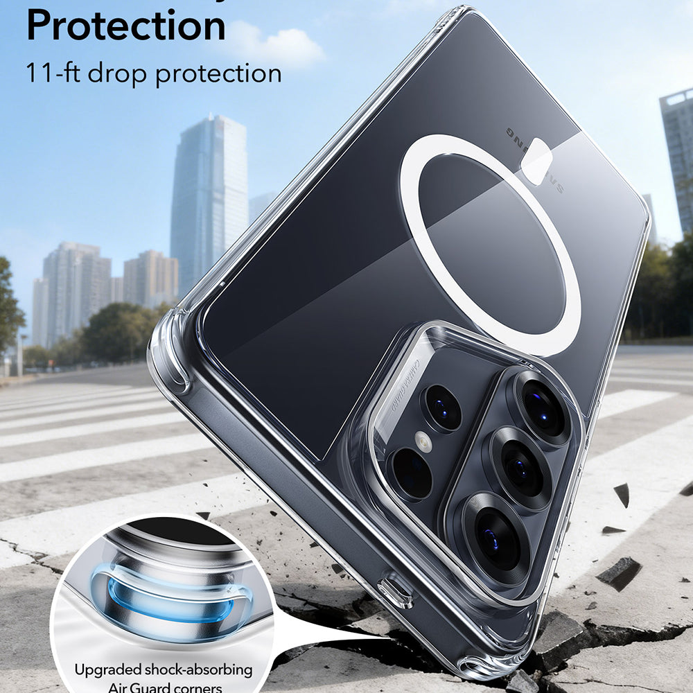Custodia MagSafe per Samsung Galaxy S26 Ultra S948, ESR, Classic Hybrid, Trasparente