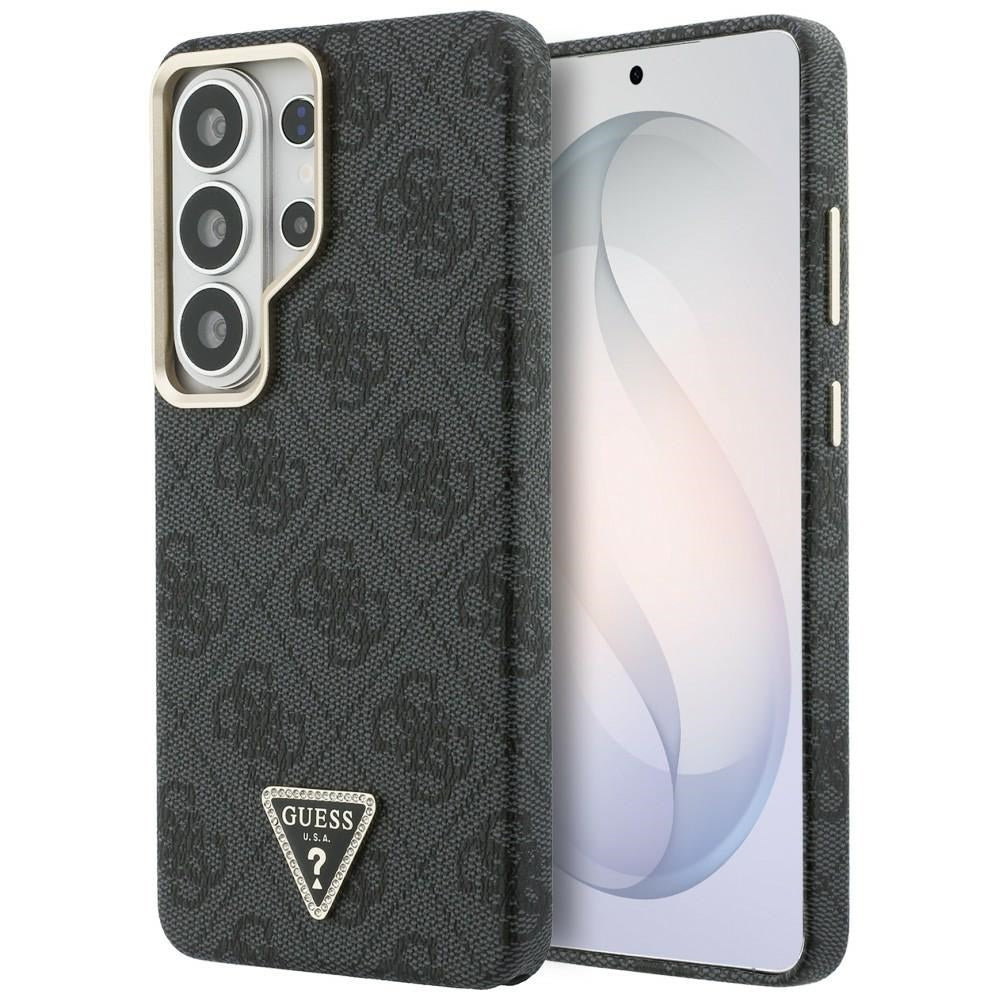 Custodia MagSafe per Samsung Galaxy S26 Ultra S948, Guess, Logo Triangolo 4G, Nera