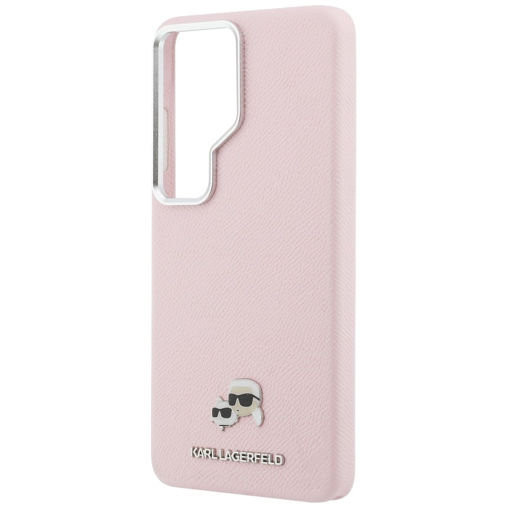 Custodia MagSafe per Samsung Galaxy S26 Ultra S948, Karl Lagerfeld, Karl & Choupette Head's Pin, Rosa