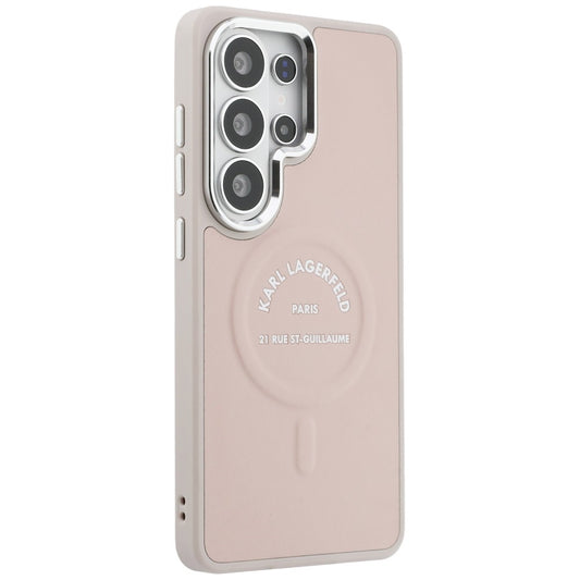 Custodia MagSafe per Samsung Galaxy S26 Ultra S948, Karl Lagerfeld, Karl RSG Logo, Rosa