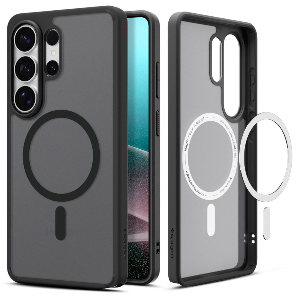 Custodia MagSafe per Samsung Galaxy S26 Ultra S948, Spigen, Ultra Hybrid, Nera Satinata ACS10681
