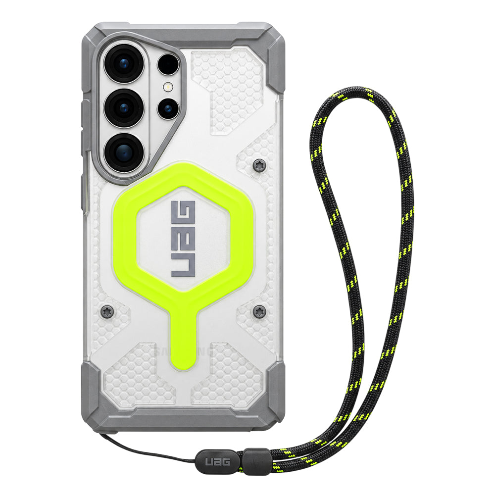 Custodia MagSafe per Samsung Galaxy S26 Ultra S948, Urban Armor Gear, Pathfinder Clear, Verde