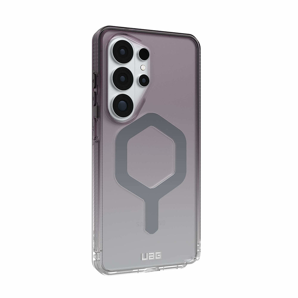 Custodia MagSafe per Samsung Galaxy S26 Ultra S948, Urban Armor Gear, Plyo, Nero Trasparente