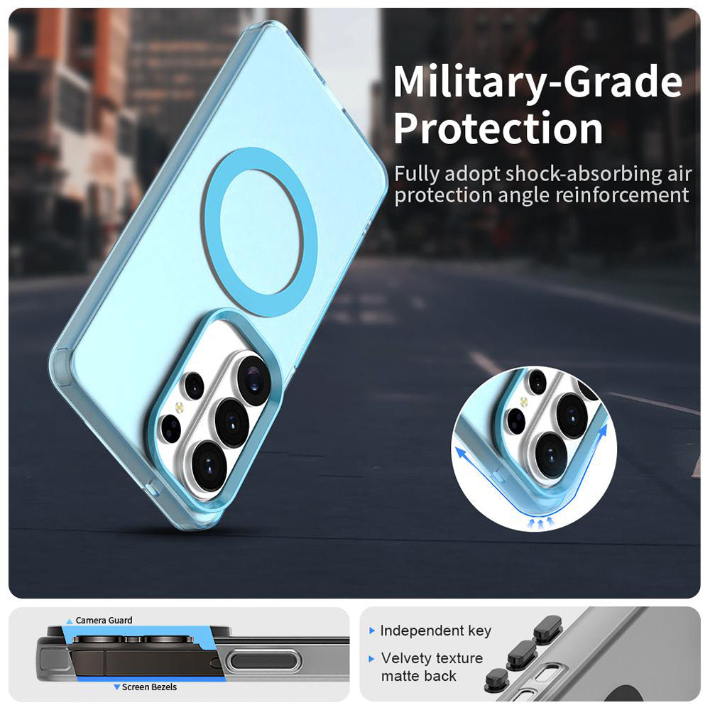 MagSafe Case for Samsung Galaxy S26 Ultra S948, Techsuit, CandyCase, Blue