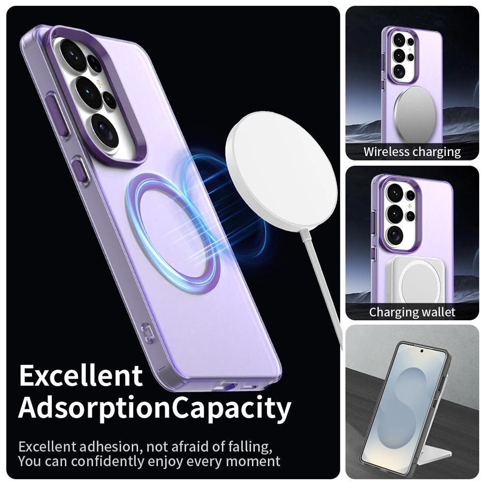 Custodia MagSafe per Samsung Galaxy S26 Ultra, Techsuit, CandyCase, Viola