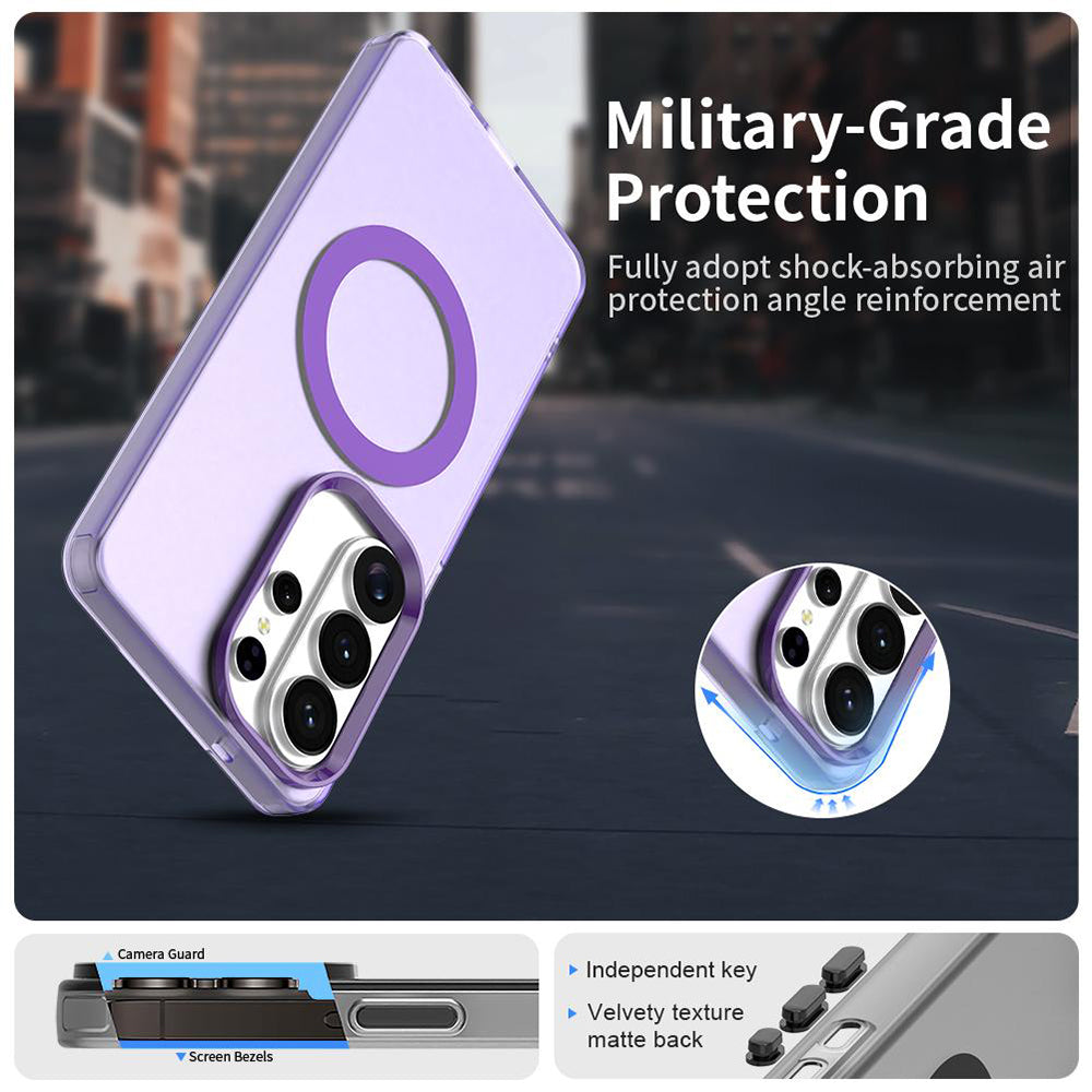 Custodia MagSafe per Samsung Galaxy S26 Ultra, Techsuit, CandyCase, Viola
