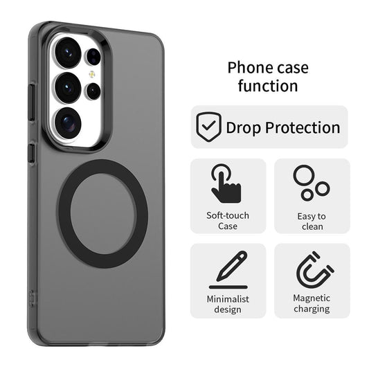 Custodia MagSafe per Samsung Galaxy S26 Ultra, Techsuit, CandyCase, Nera