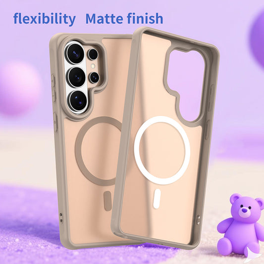 Custodia MagSafe per Samsung Galaxy S26 Ultra, Techsuit, HaloFrost II, Dorata