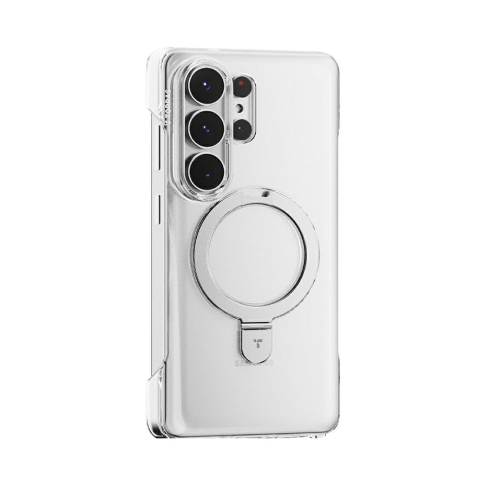 Custodia MagSafe per Samsung Galaxy S26 Ultra S948, Torras, Ostand Slim, Trasparente