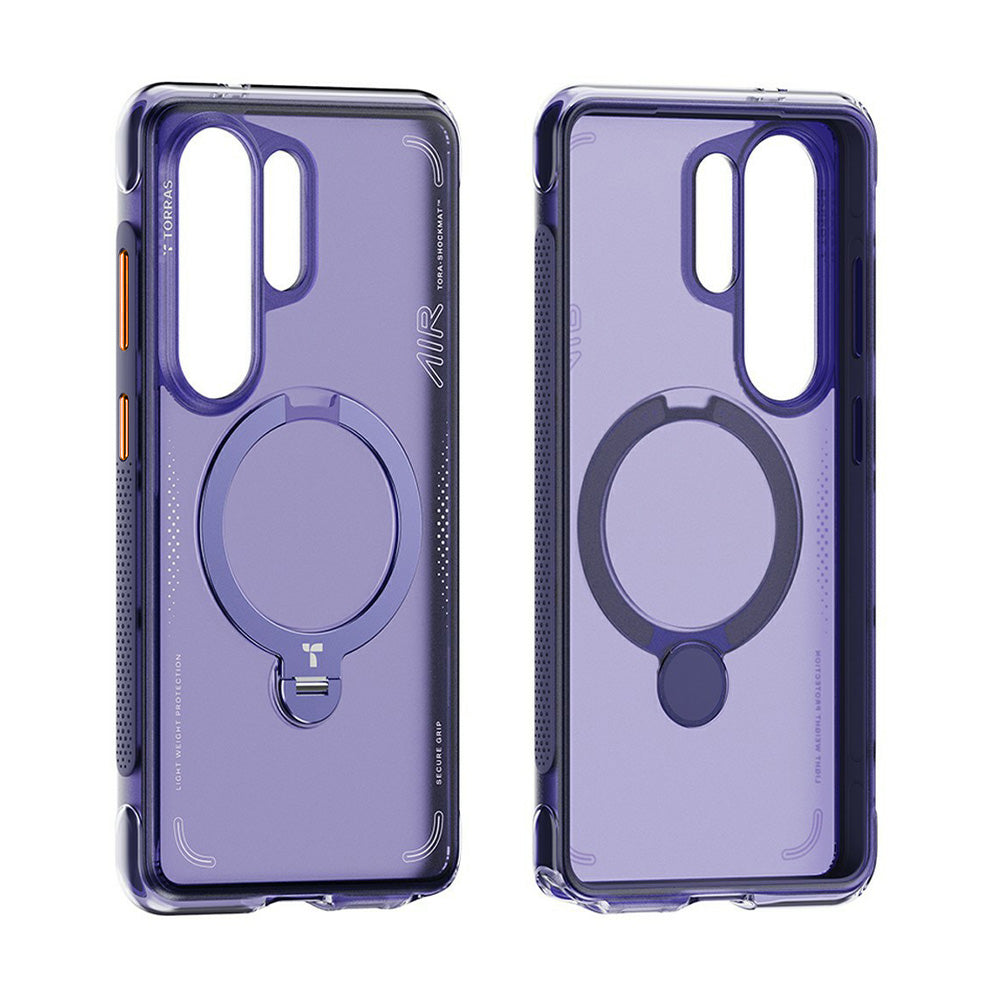 Custodia MagSafe per Samsung Galaxy S26 Ultra S948, Torras, Ostand Spin Air, Mov