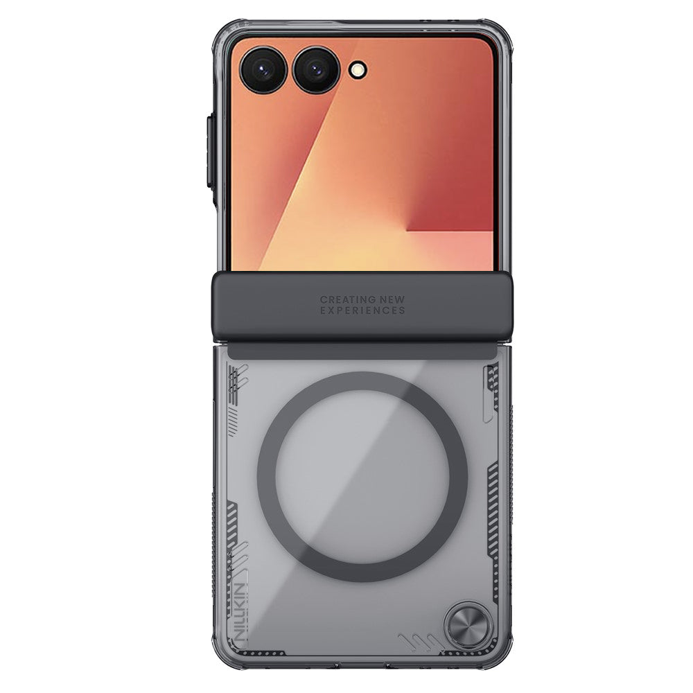 Custodia MagSafe per Samsung Galaxy Z Flip7 F766, Nillkin, Iceblade, Nera