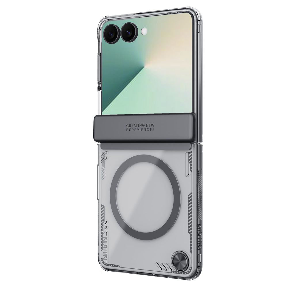 Custodia MagSafe per Samsung Galaxy Z Flip7 F766, Nillkin, Iceblade, Nera