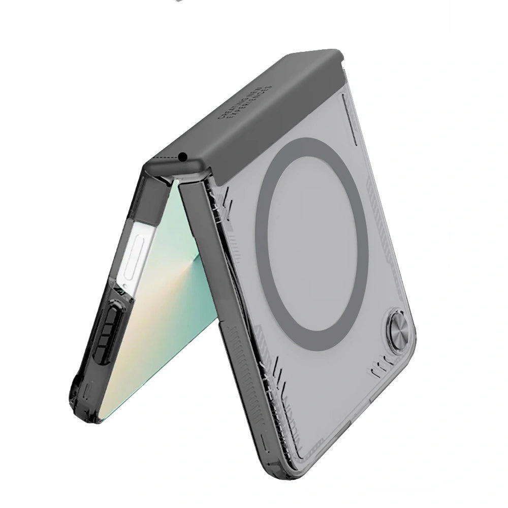 Custodia MagSafe per Samsung Galaxy Z Flip7 F766, Nillkin, Iceblade, Nera