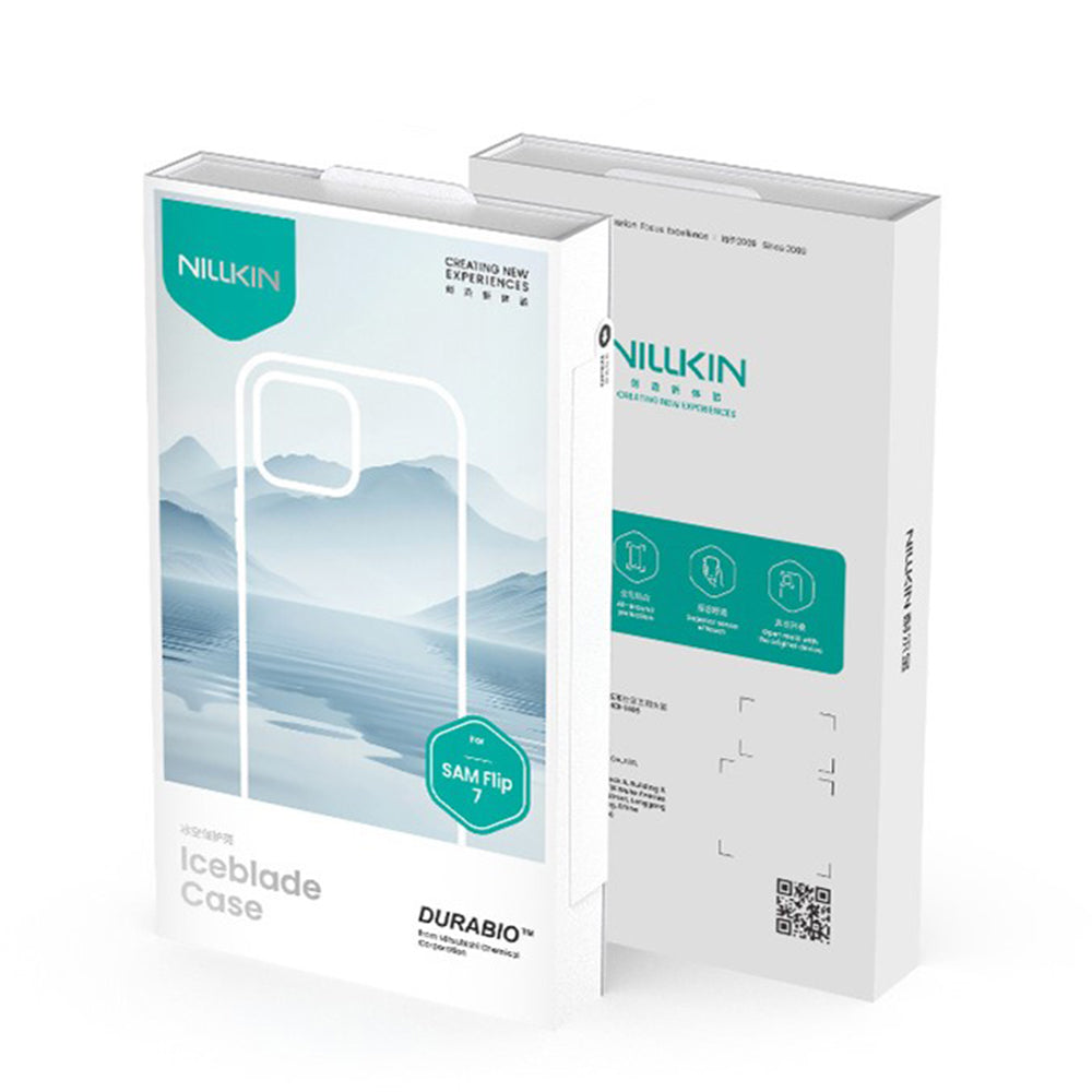 Custodia MagSafe per Samsung Galaxy Z Flip7 F766, Nillkin, Iceblade, Nera